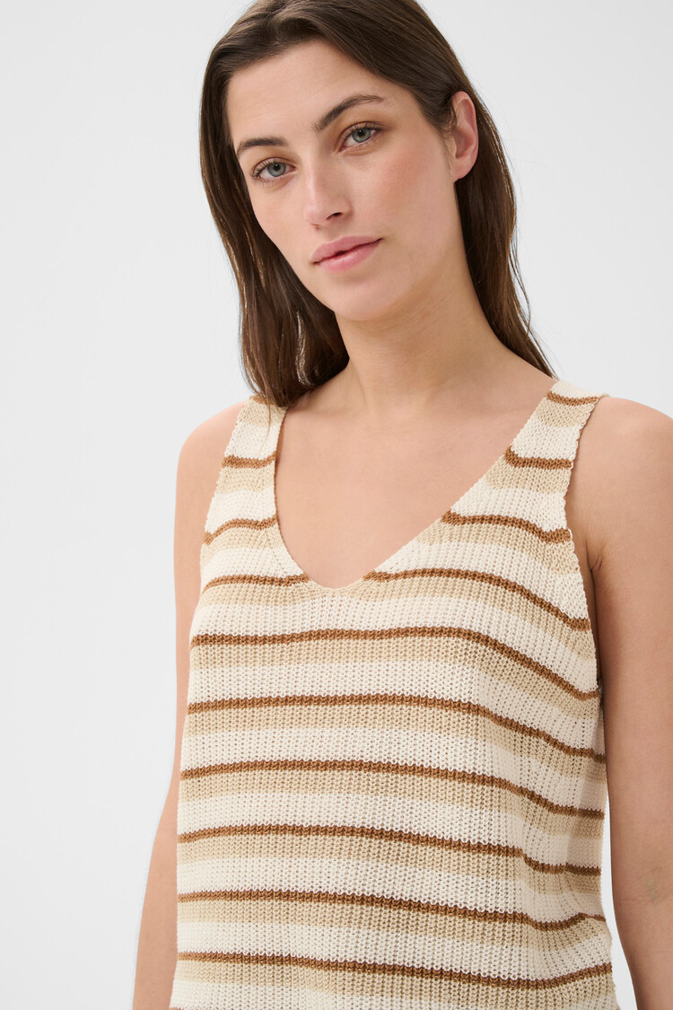 Part Two Rebecca Tank French Oak Stripe