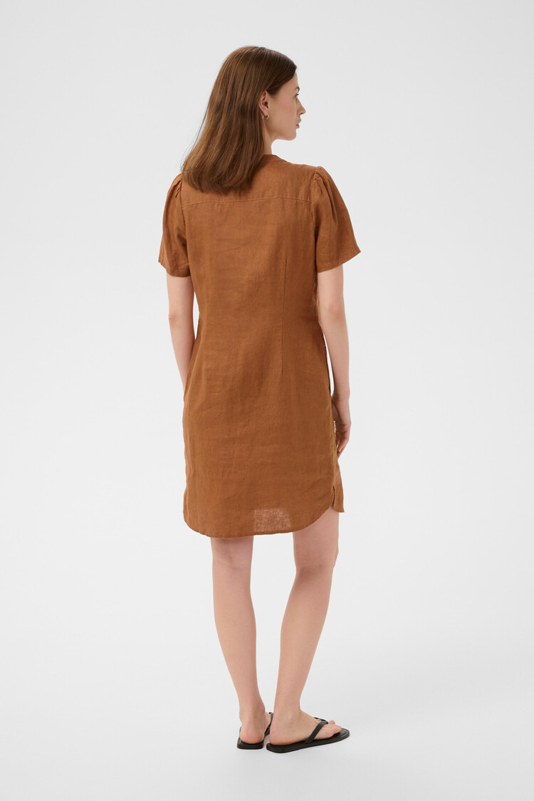Part Two Aminase Linen Dress Argan Oil