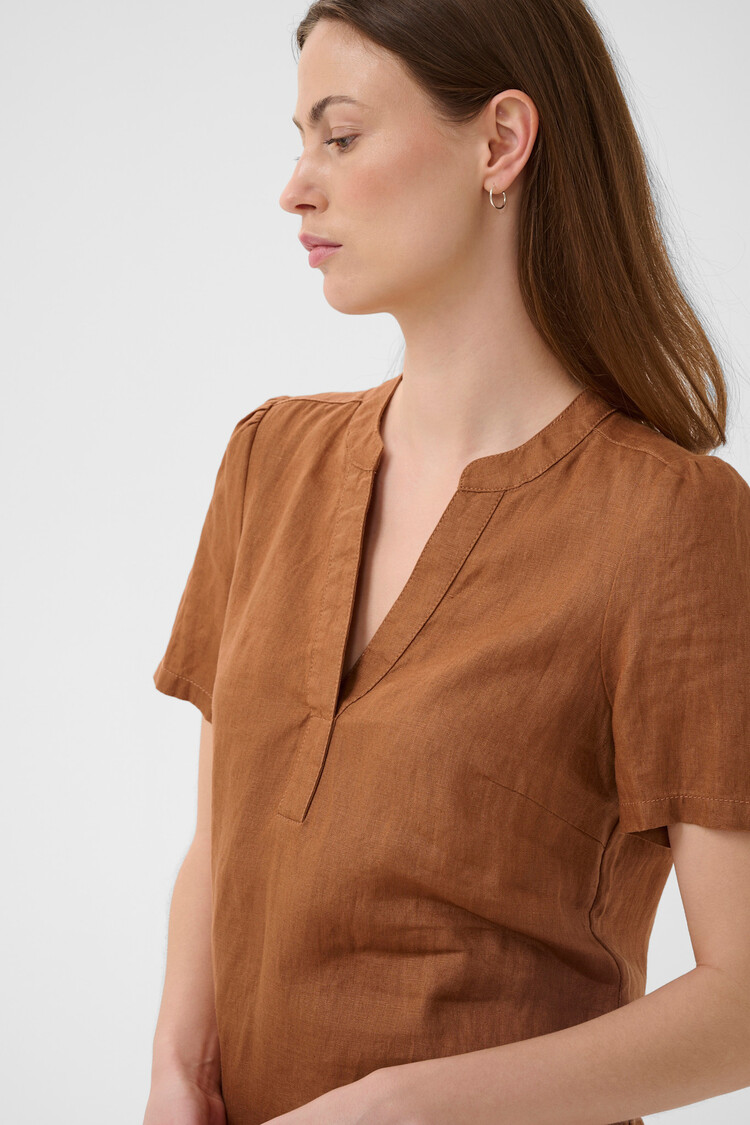 Part Two Aminase Linen Dress Argan Oil