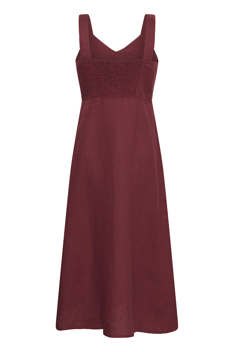 Part Two Botille Dress Burnt Russet