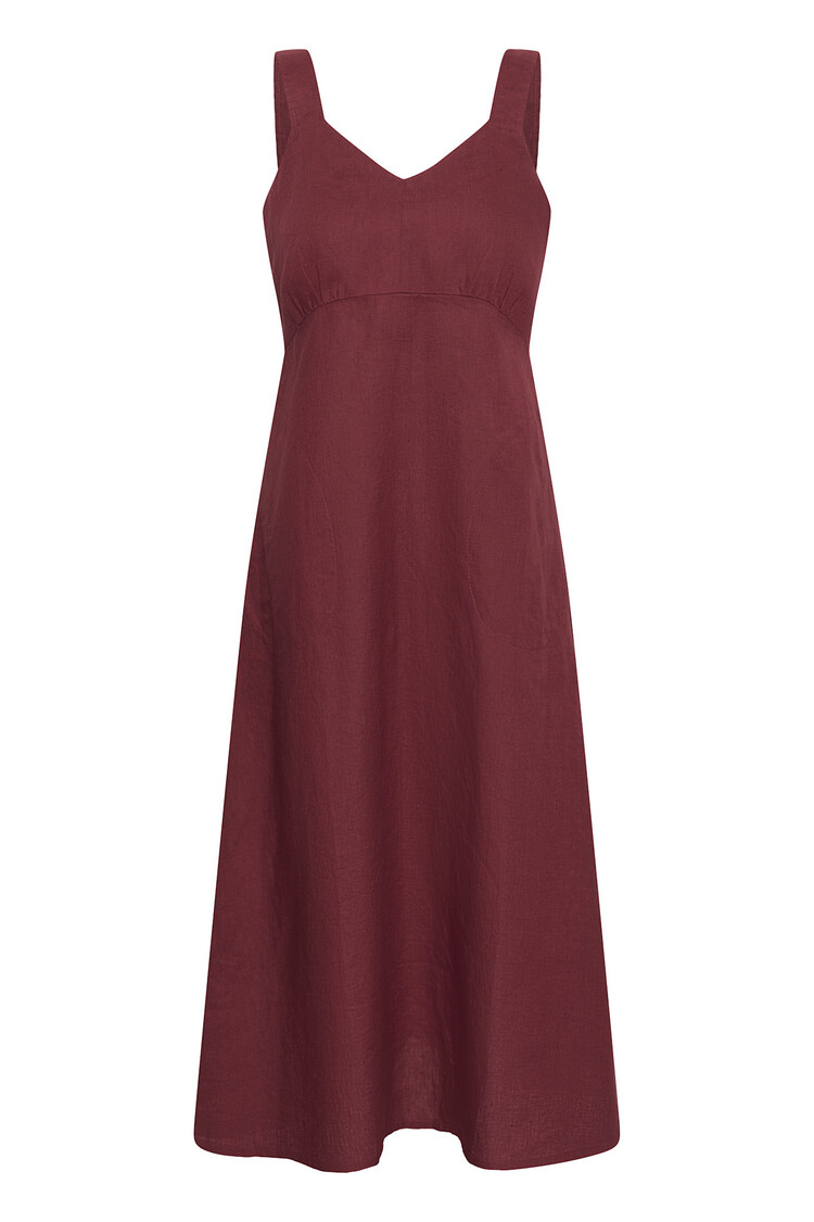 Part Two Botille Dress Burnt Russet