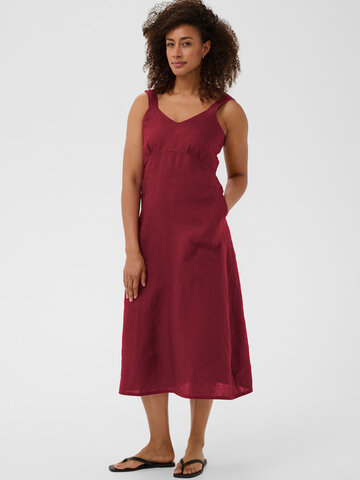 Part Two Botille Dress Burnt Russet