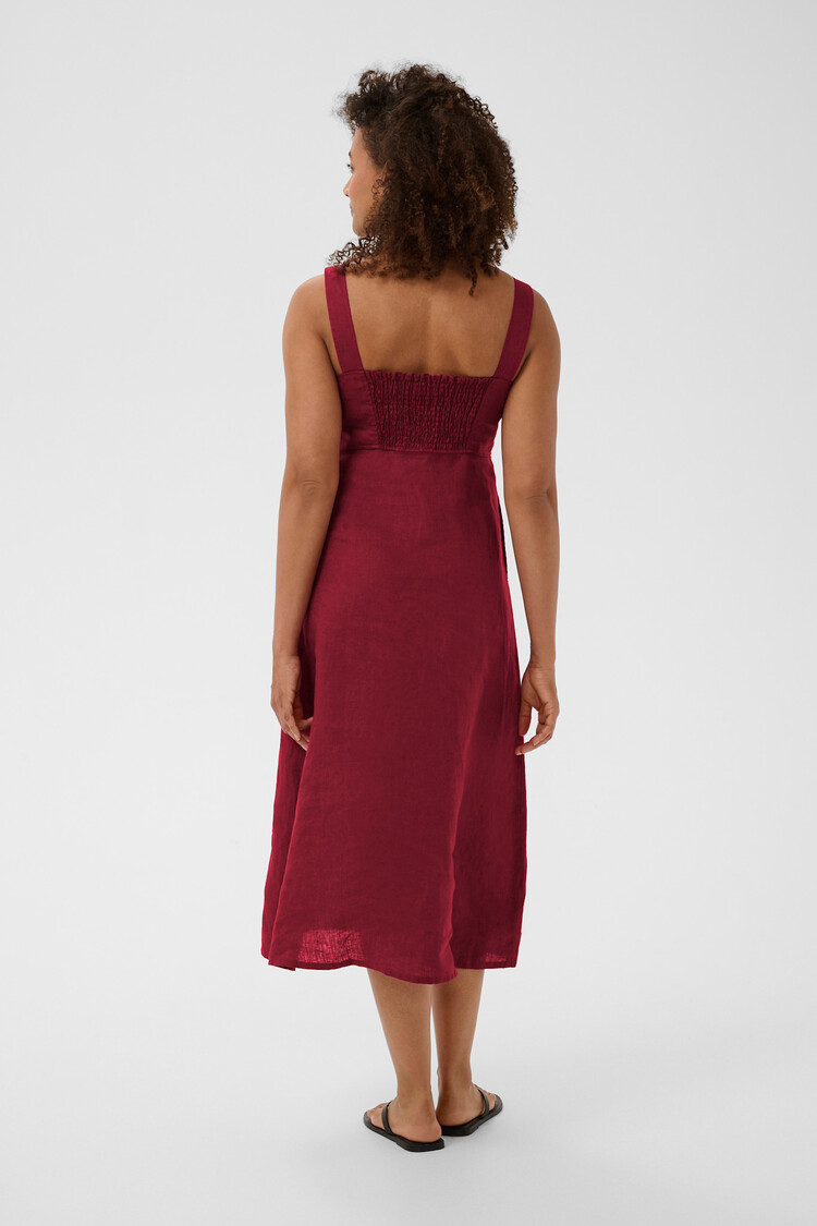 Part Two Botille Dress Burnt Russet