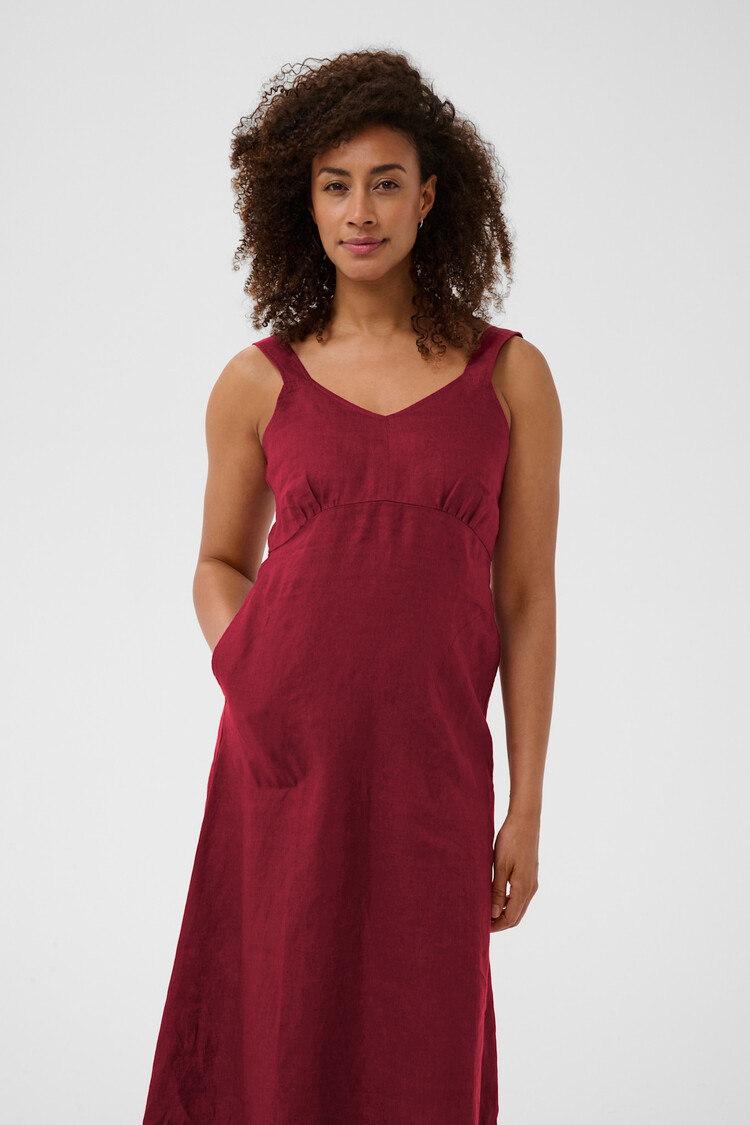 Part Two Botille Dress Burnt Russet