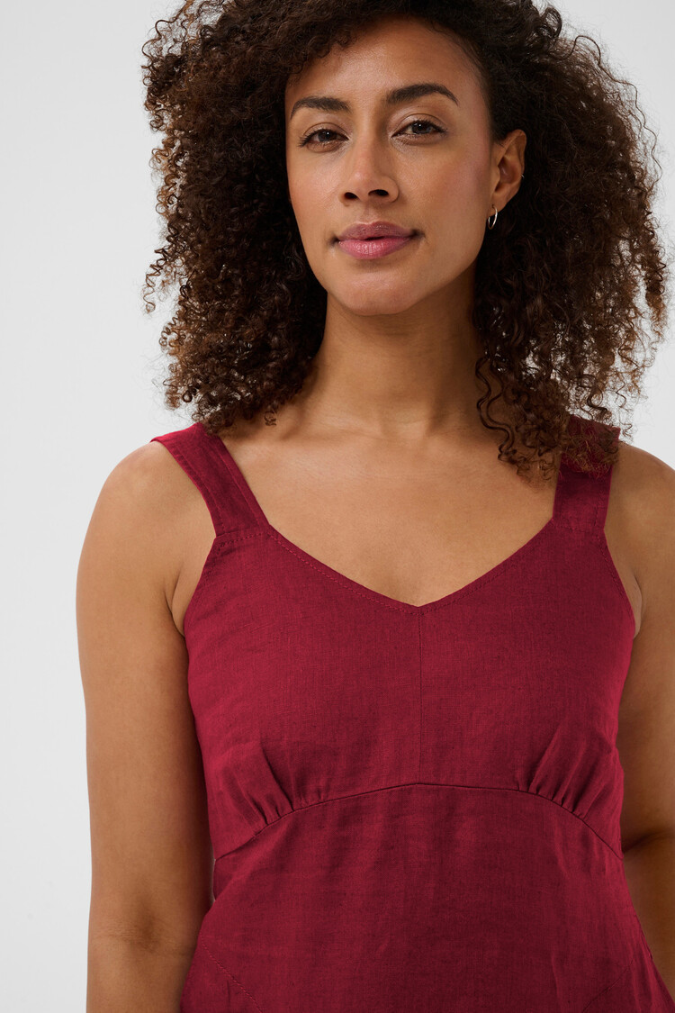 Part Two Botille Dress Burnt Russet