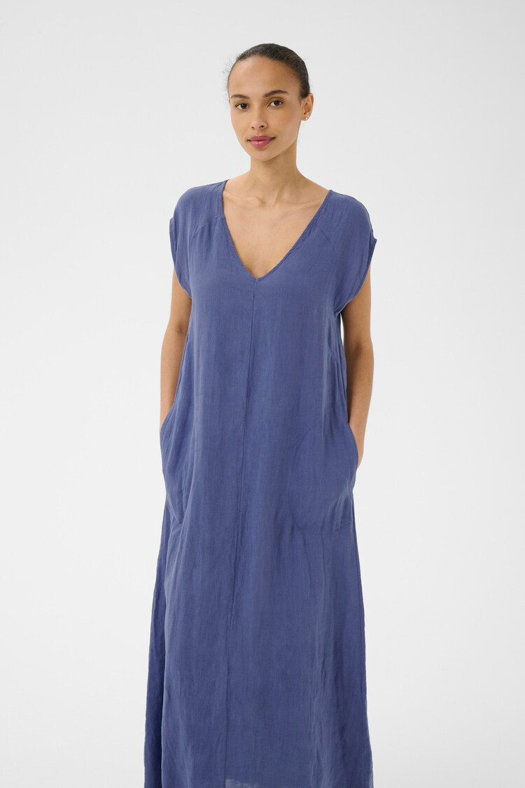 Part Two Brianne Dress Blue Indigo