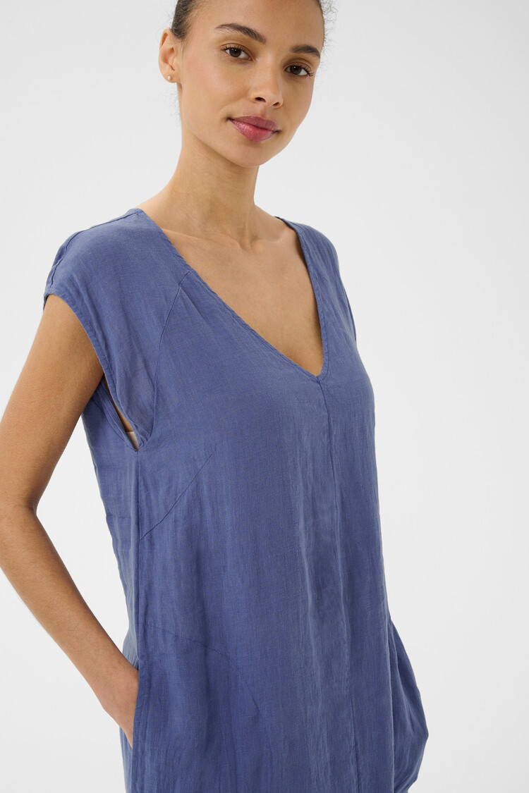 Part Two Brianne Dress Blue Indigo