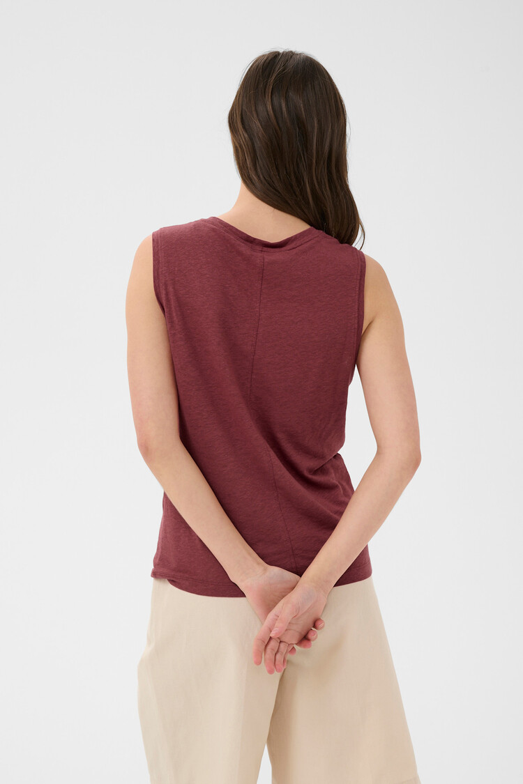 Part Two Buena Top Burnt Russet