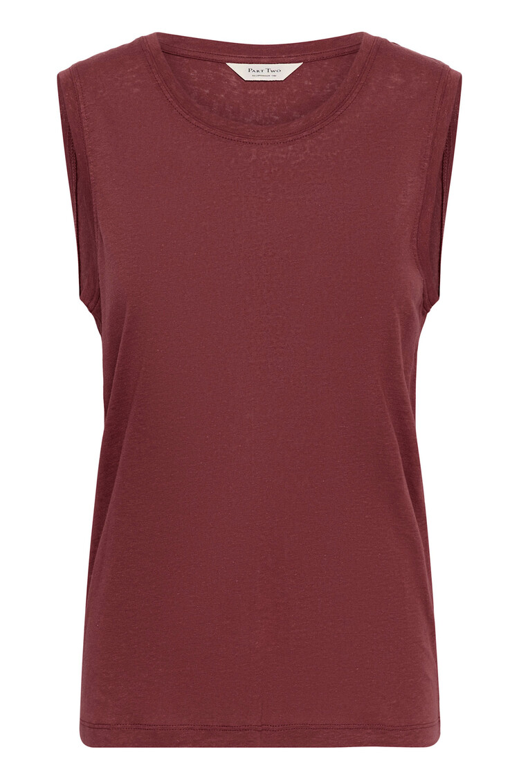 Part Two Buena Top Burnt Russet
