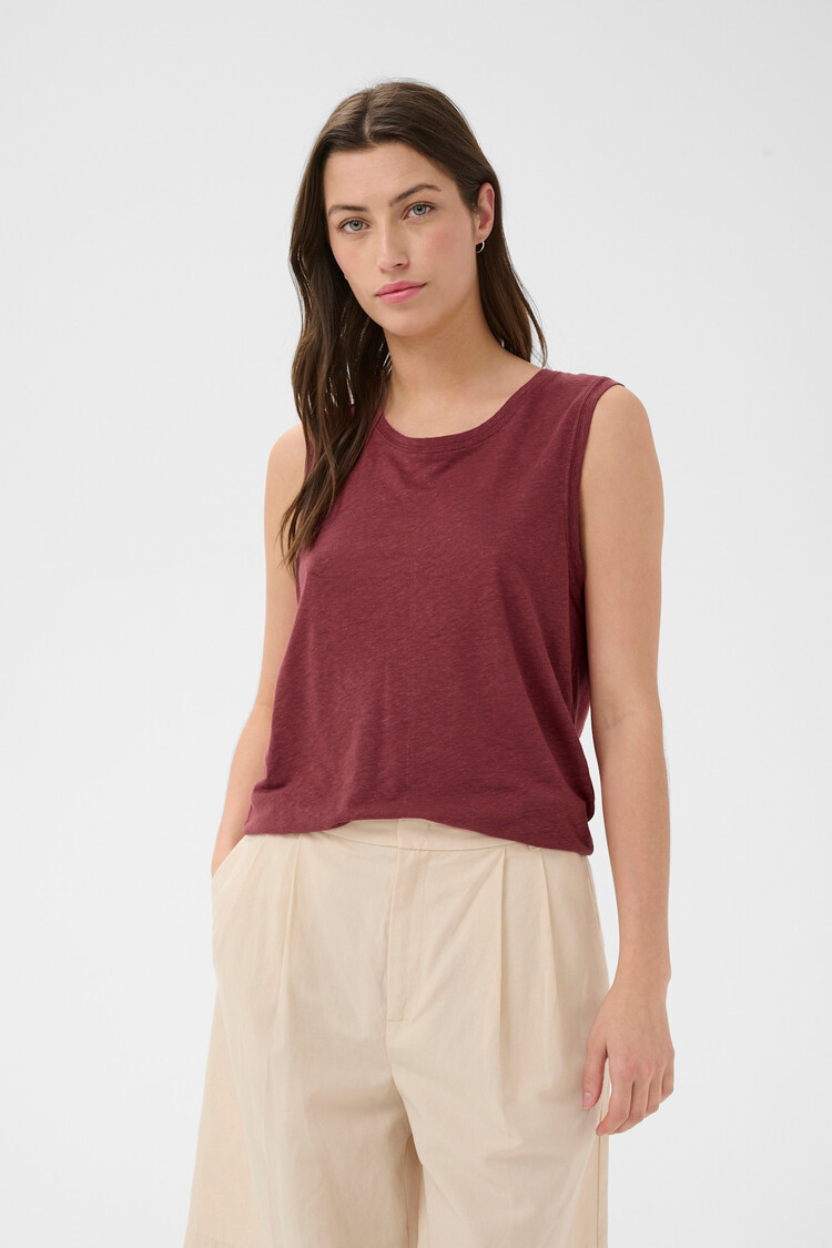 Part Two Buena Top Burnt Russet