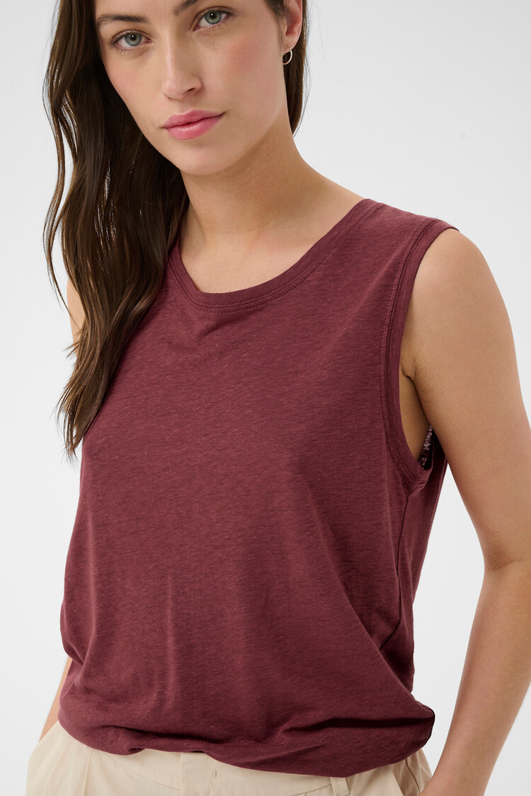 Part Two Buena Top Burnt Russet