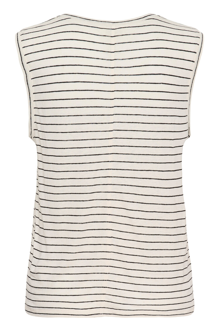 Part Two Brianie Top Black Stripe