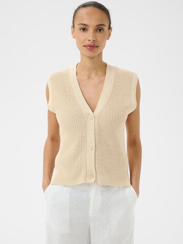 Part Two Batilda Waistcoat French Oak