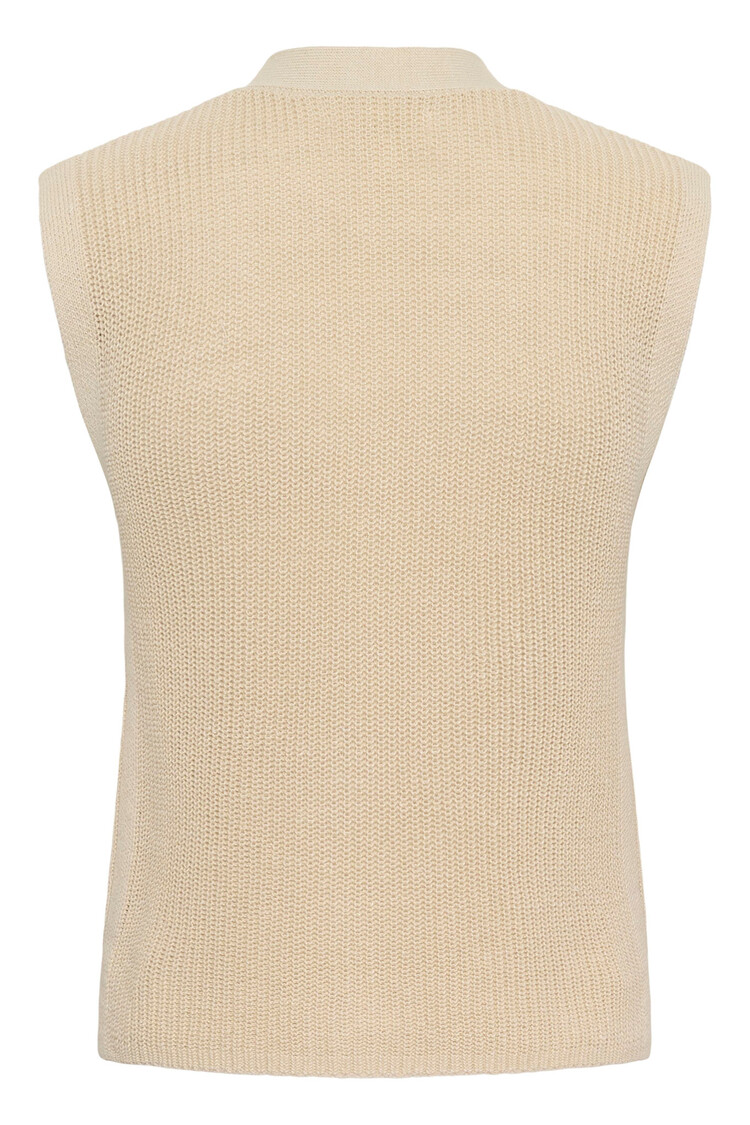 Part Two Batilda Waistcoat French Oak