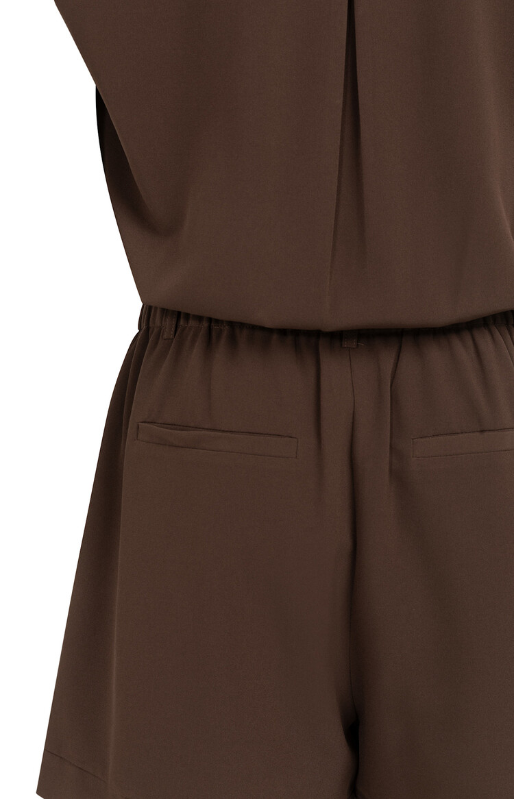 Yaya Sleevless Playsuit Chocolate Martini Brown