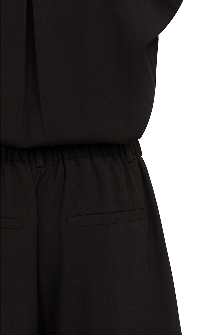 Yaya Sleevless Playsuit Black