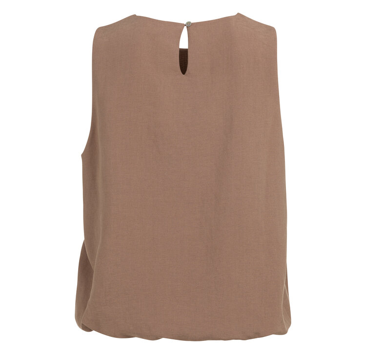 Yaya Balloon Top Brownie Brown