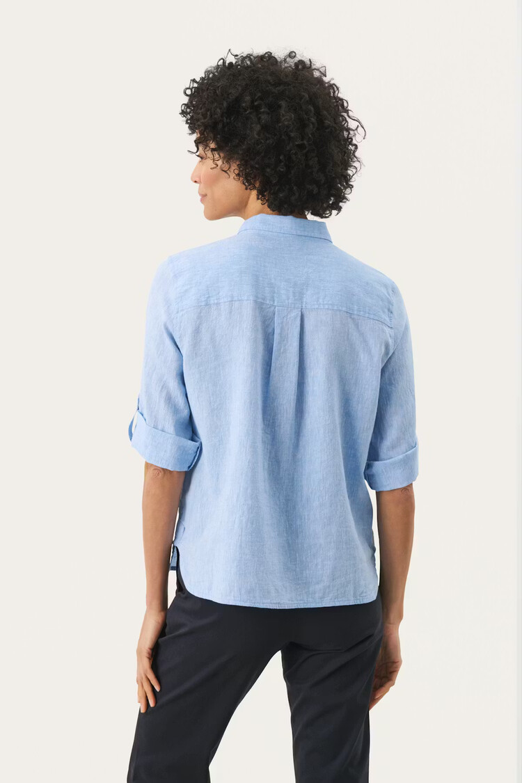 Part Two Cindie Buttondown Shirt Lt. Blue Chambray