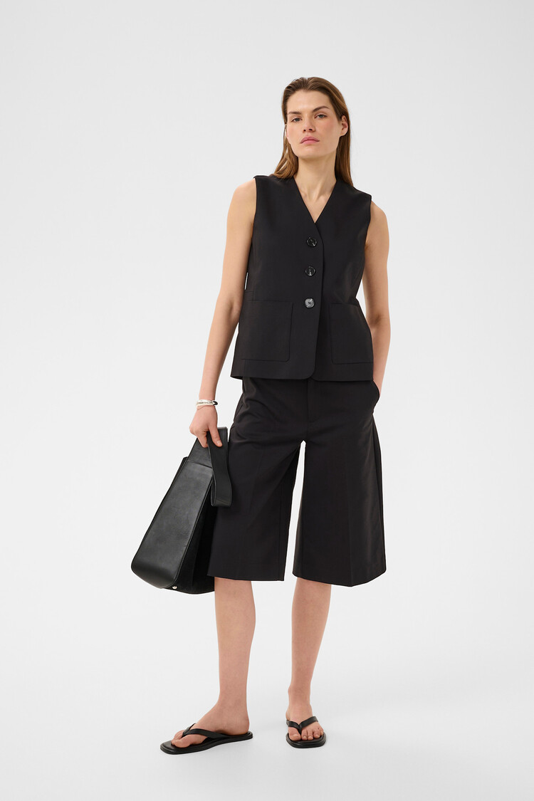 InWear Zella Hip Waistcoat Black