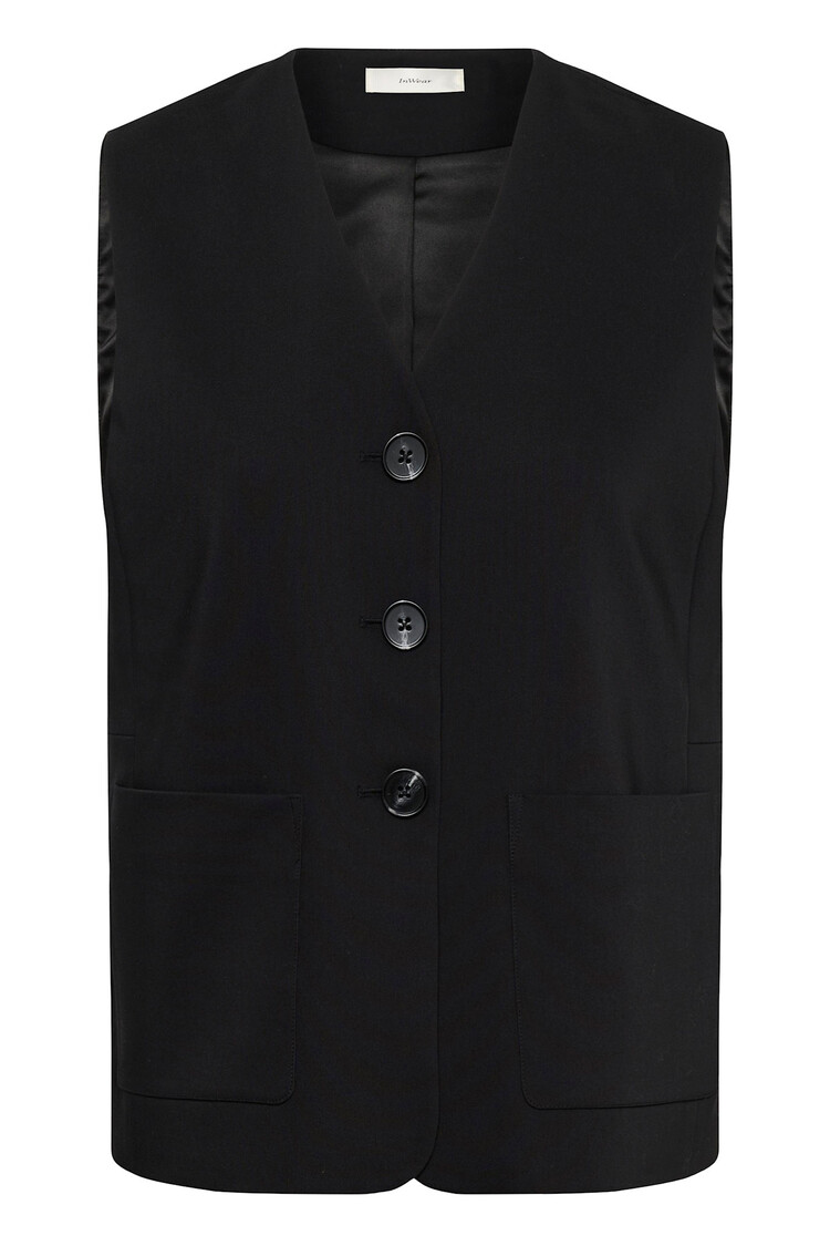 InWear Zella Hip Waistcoat Black