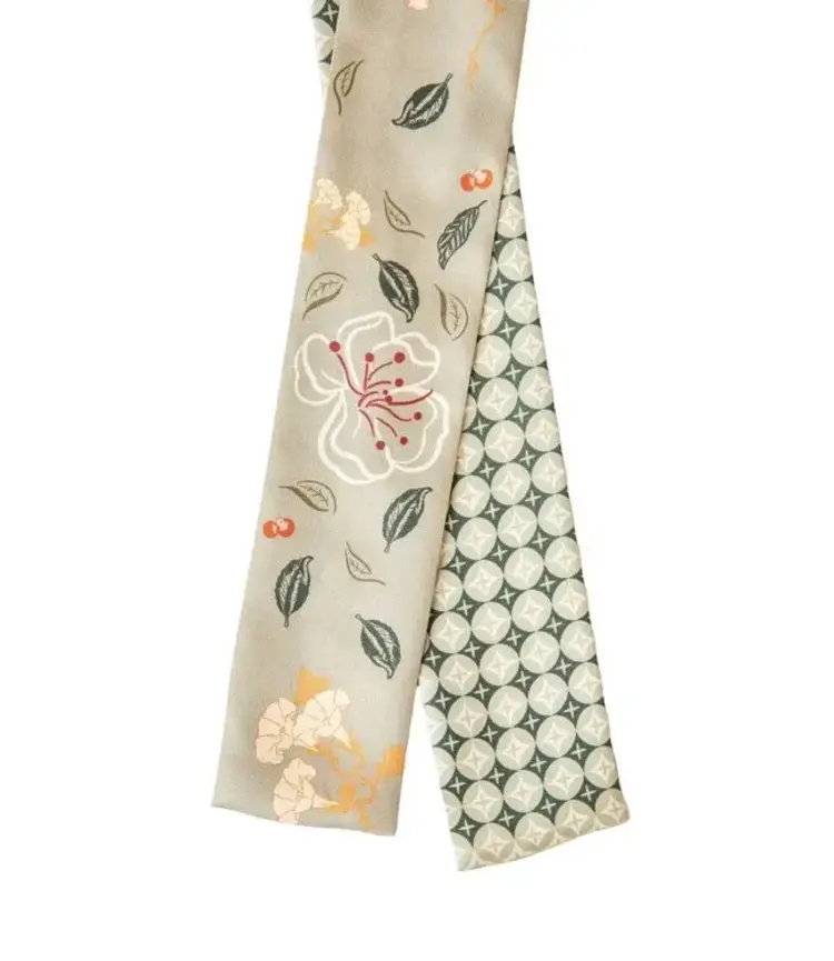Palm Palm Brielle Twillie Silk Scarf
