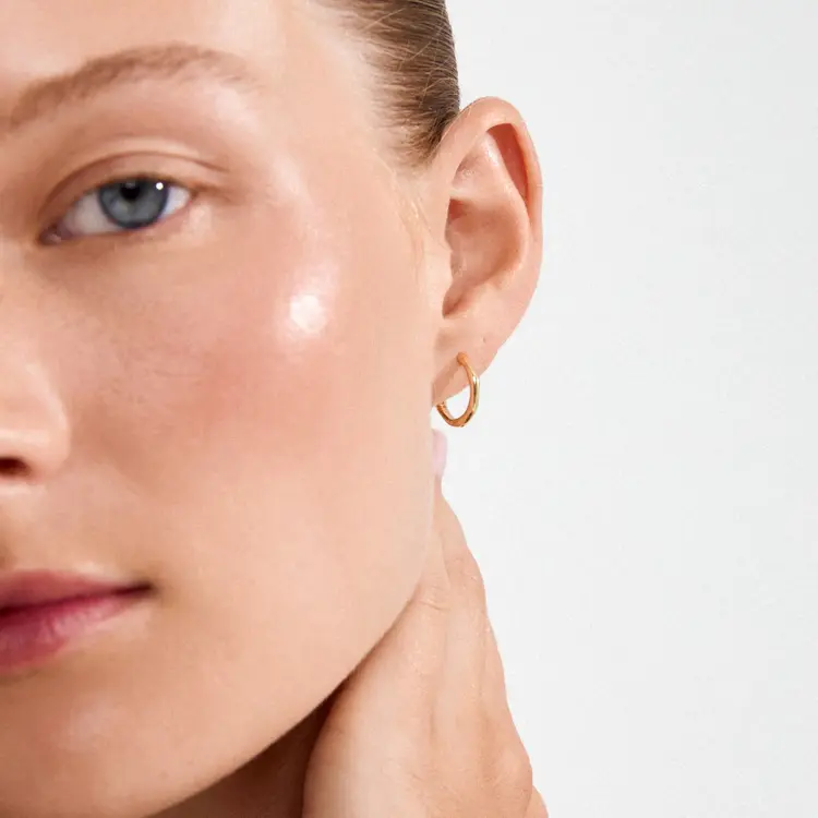 Pilgrim Jewellery NOVA Hoop Earrings Gold Plated