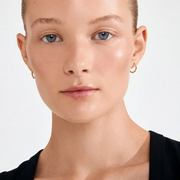Pilgrim Jewellery NOVA Hoop Earrings Gold Plated