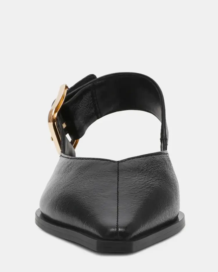 Steve Madden Shay Black Leather Slingback