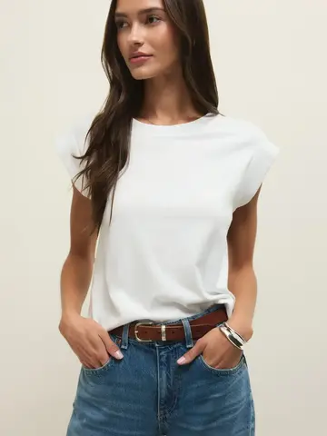 ZSupply Camino Jersey Top White