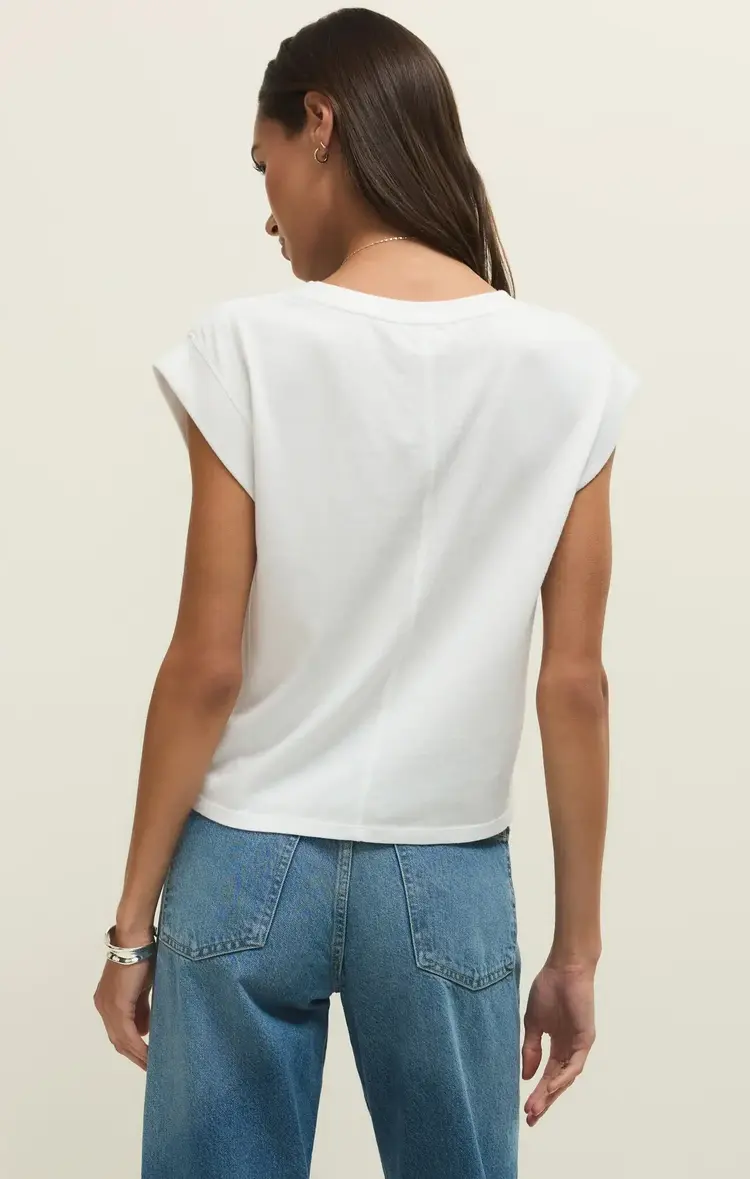 ZSupply Camino Jersey Top White
