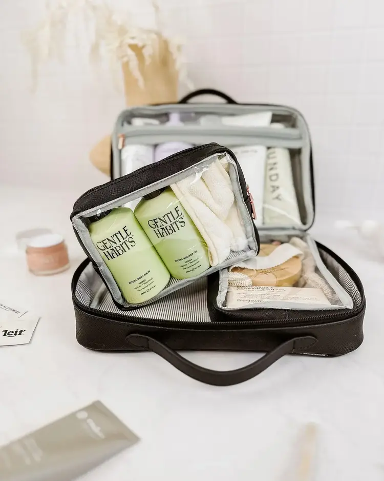Louenhide Georgie & Fifi Cosmetic Set Black