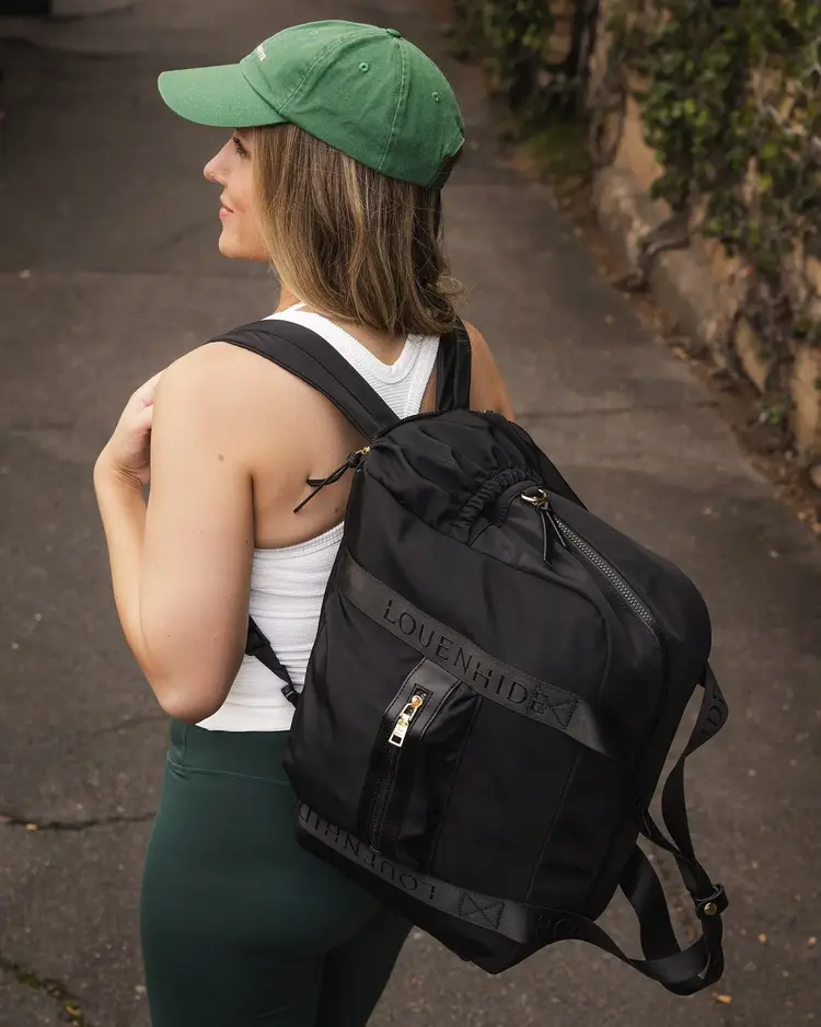 Louenhide Jenn Nylon Travel Bag Black