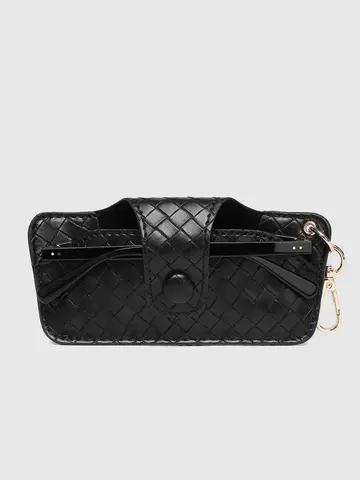 Louenhide Skittle Sunglass Case Woven Black