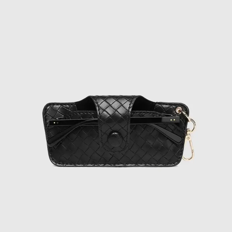 Louenhide Skittle Sunglass Case Woven Black