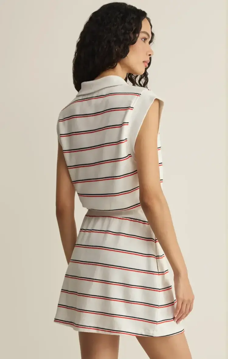 ZSupply Striped Club Dress White