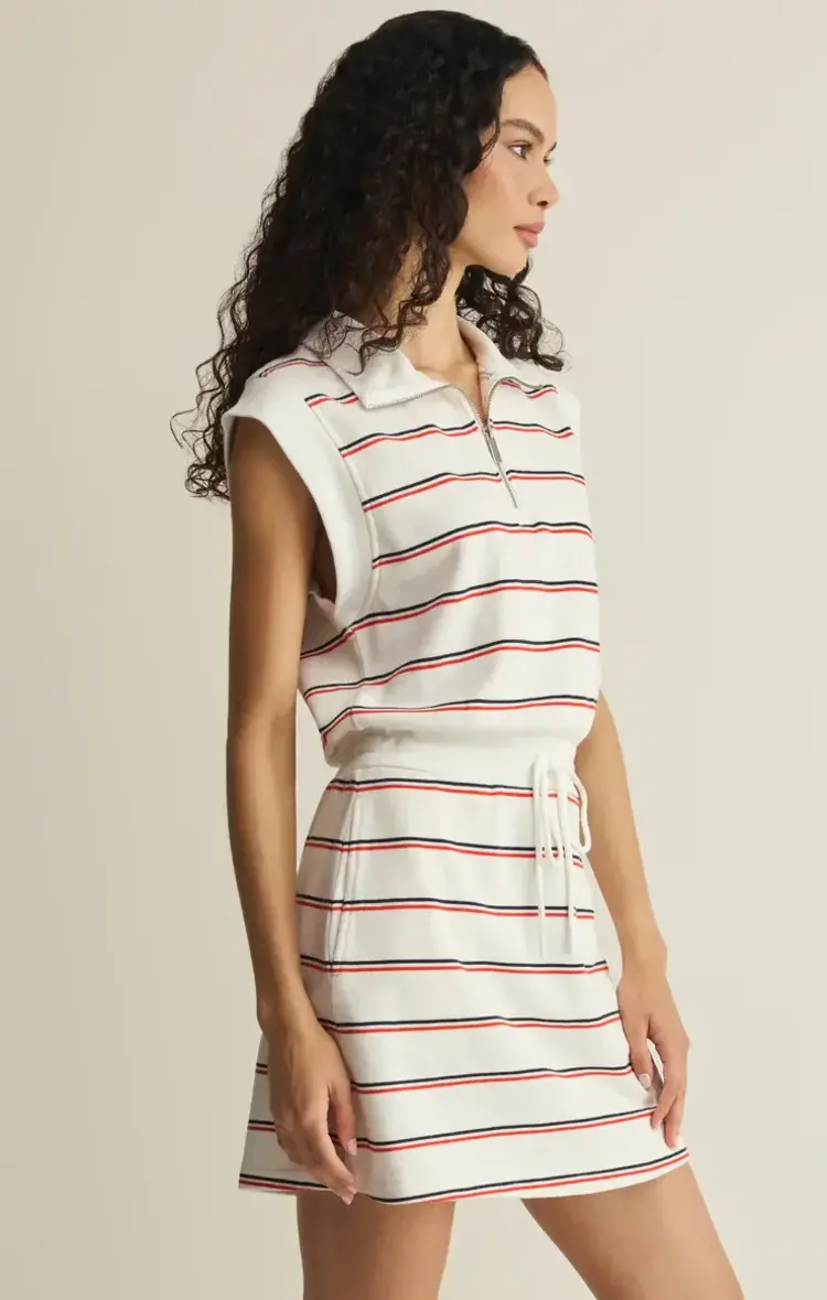 ZSupply Striped Club Dress White