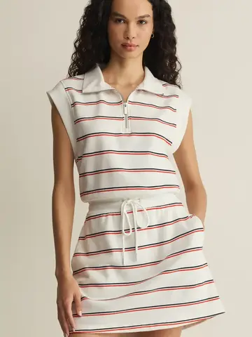 ZSupply Striped Club Dress White