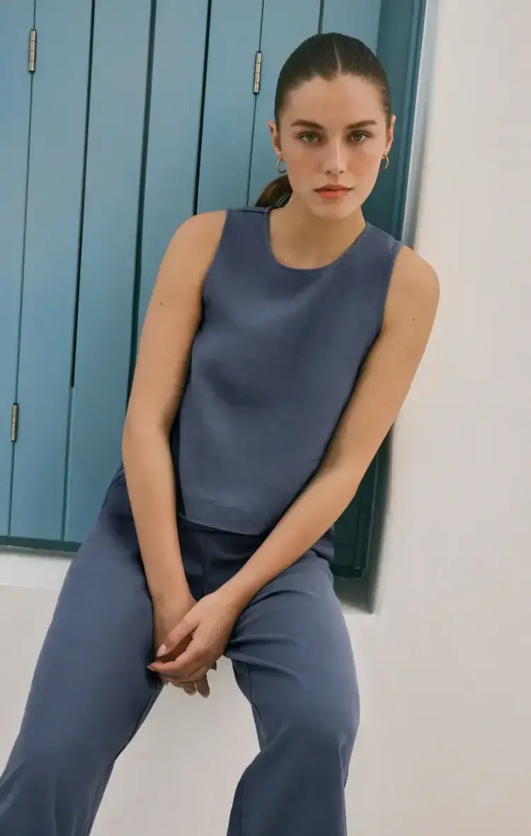 ZSupply Scout Linen Pant Vintage Indigo