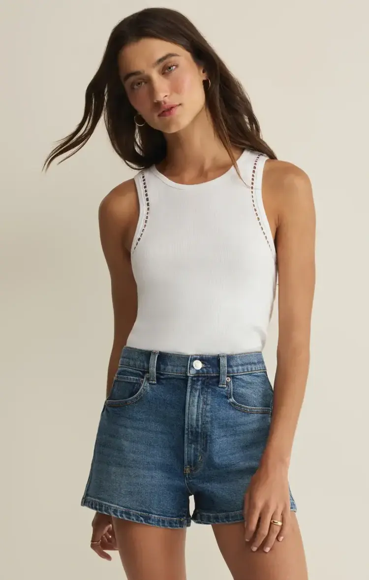 ZSupply Boa Rib Tank White