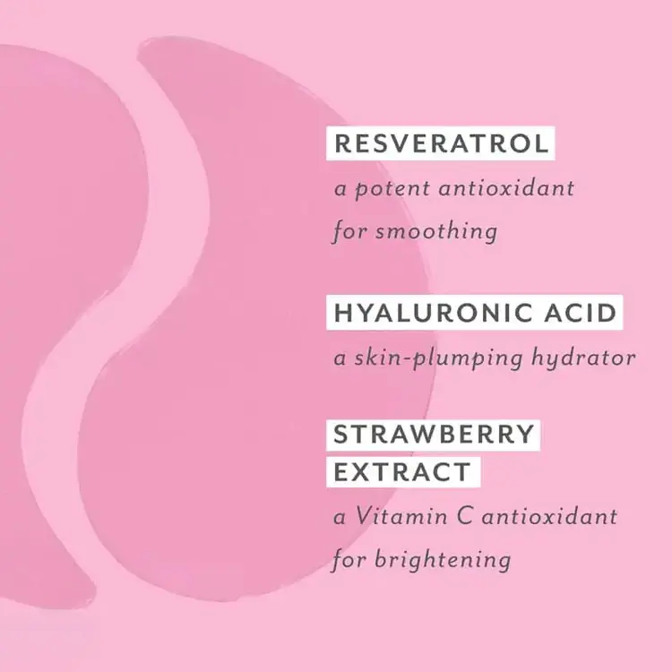 Patchology Rosé Hydrating Under Eye Masks