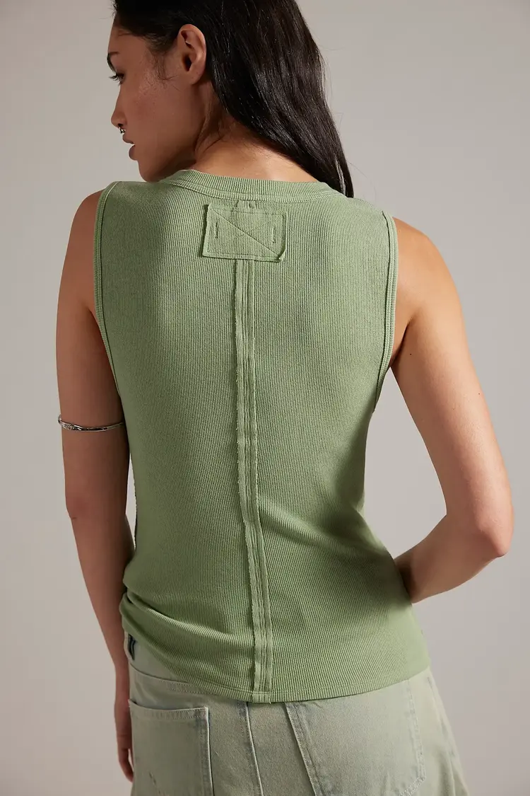 Free People Jamie Henley Tank Mistletoe