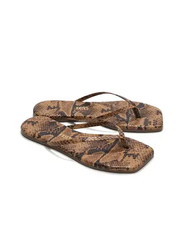 Square Toe Exotics Coco Snake