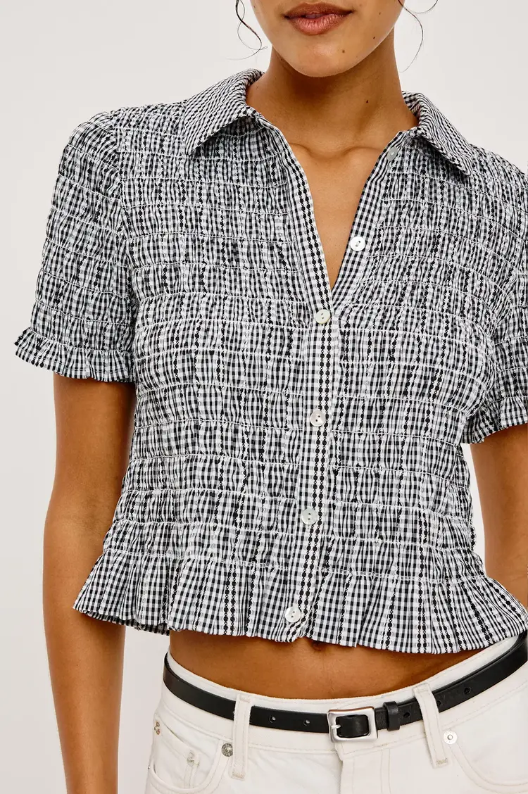 Rails Alton Shirt Black Gingham