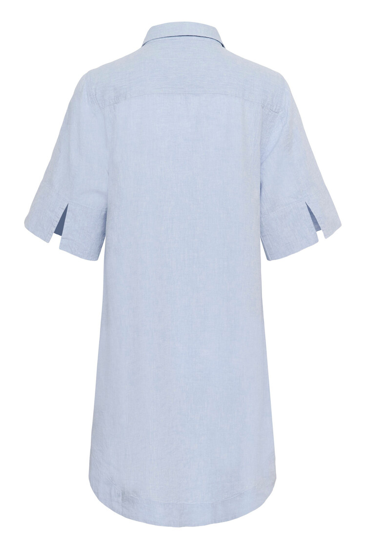 Part Two Berrit Dress Light Blue Chamb