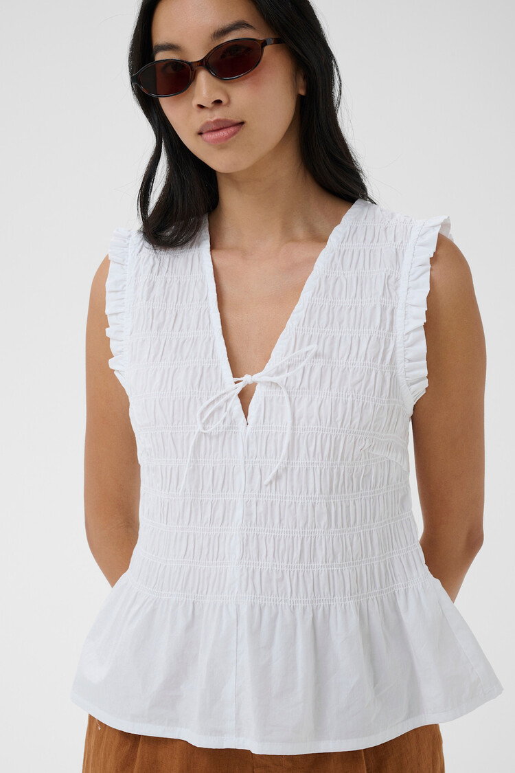 Part Two Borgny Top Bright White