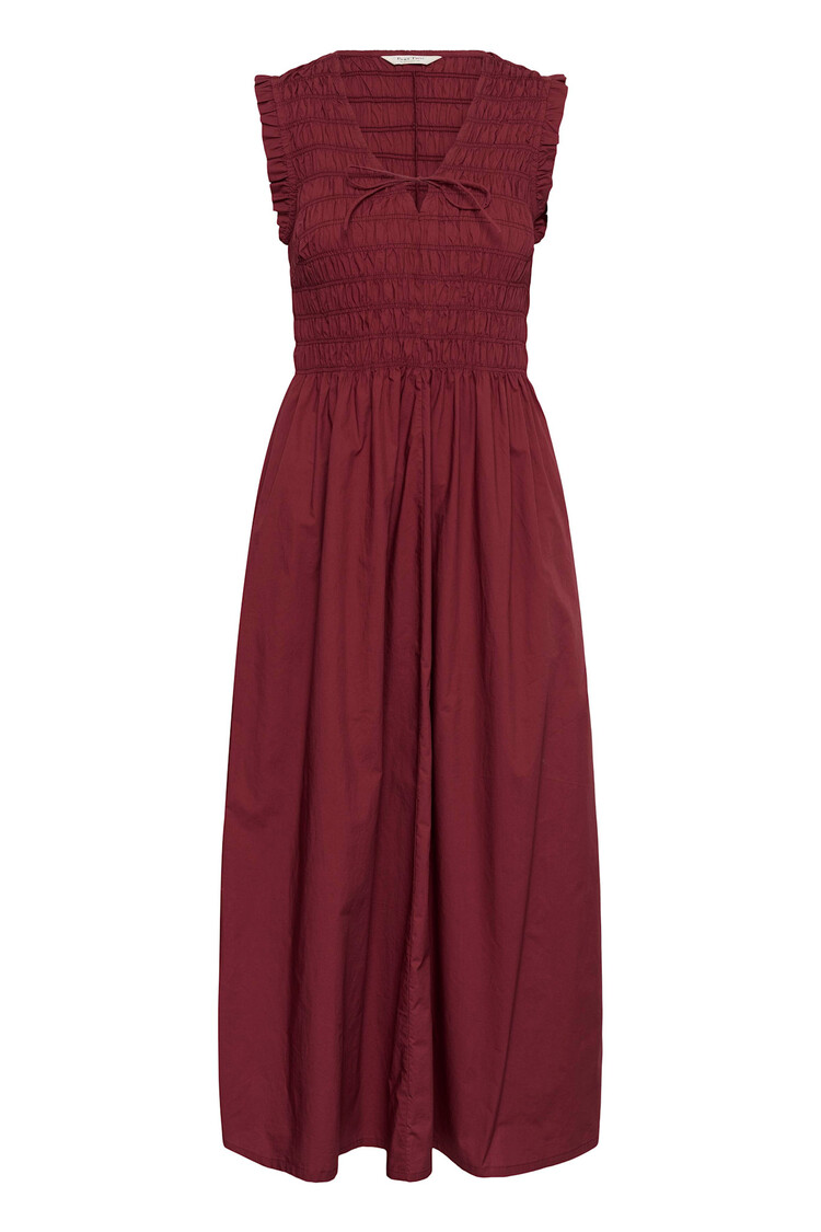 Part Two Borgnette Dress Burnt Russet