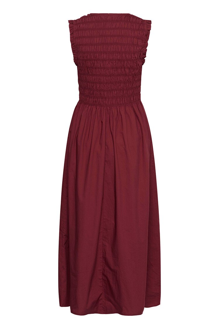 Part Two Borgnette Dress Burnt Russet