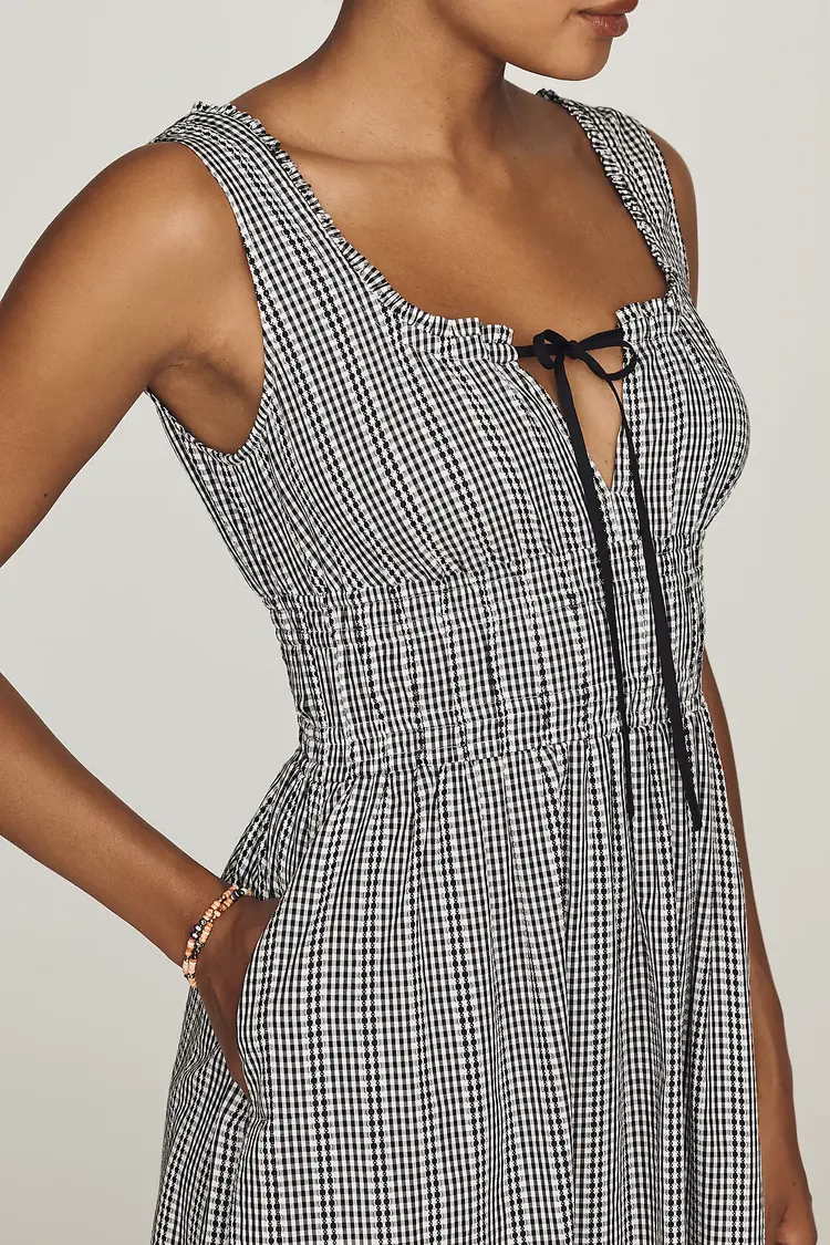 Rails Kenton Dress Black Gingham