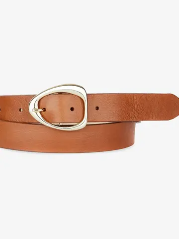 Brave Leather Kanika Vachetta Belt Tan - Gold