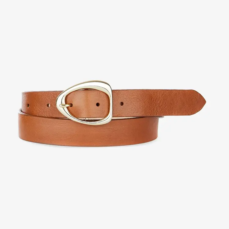 Brave Leather Kanika Vachetta Belt Tan - Gold